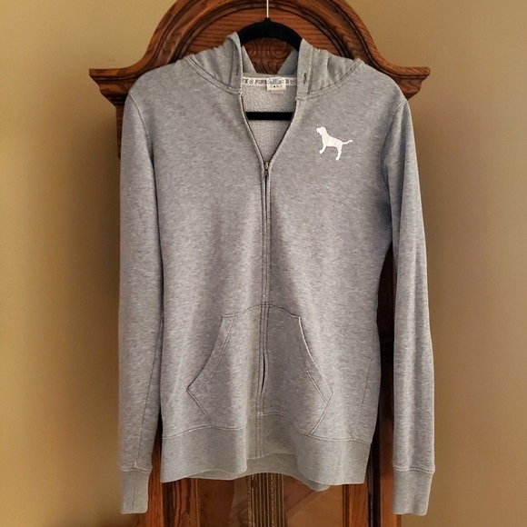 PINK Victoria's Secret Jackets & Blazers - PINK Victoria Secret Hooded Sweat Jacket